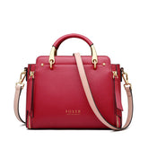 Foxer Split Leather Handbag – Where Elegance Seamlessly Meets Everyday Practicality
