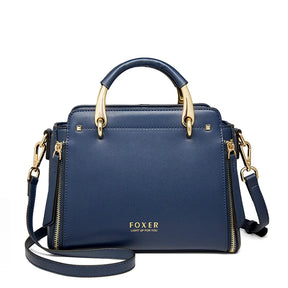 Foxer Split Leather Handbag – Where Elegance Seamlessly Meets Everyday Practicality