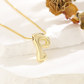 Custom Letter Pendant Necklace – Express Your Identity with Understated Elegance
