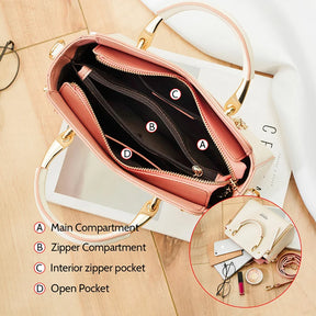 Foxer Split Leather Handbag – Where Elegance Seamlessly Meets Everyday Practicality