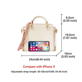 Foxer Split Leather Handbag – Where Elegance Seamlessly Meets Everyday Practicality