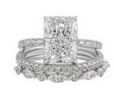 Elegant halo zirconia ring with radiant center stone in gold tone – Hadassalis Ice Flower