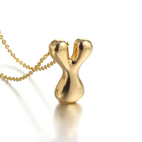 Custom Letter Pendant Necklace – Express Your Identity with Understated Elegance