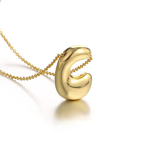 Custom Letter Pendant Necklace – Express Your Identity with Understated Elegance