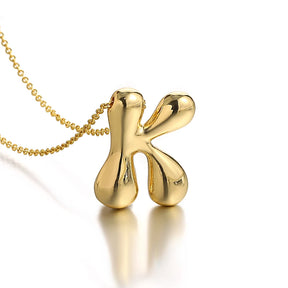 Custom Letter Pendant Necklace – Express Your Identity with Understated Elegance