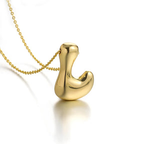 Custom Letter Pendant Necklace – Express Your Identity with Understated Elegance