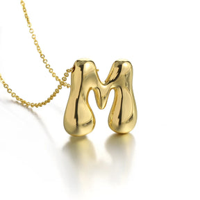 Custom Letter Pendant Necklace – Express Your Identity with Understated Elegance