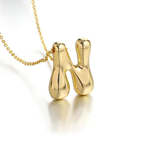 Custom Letter Pendant Necklace – Express Your Identity with Understated Elegance