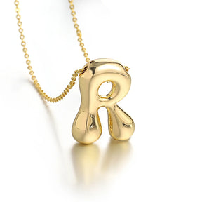 Custom Letter Pendant Necklace – Express Your Identity with Understated Elegance