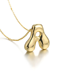 Custom Letter Pendant Necklace – Express Your Identity with Understated Elegance