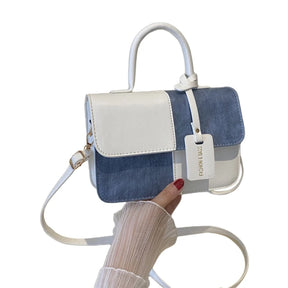 Color blockContrast Color Retro Bag – Versatile Style That Matches Everything